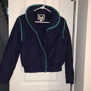 Vintage Retro Obermeyer Ladies 80’s Winter Style Snowboard Parka Ski Jacket 10
